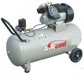 Компрессор поршневой с горизонтальным расположением ресиверa Remeza СБ4/С-100.J2047B Aircast