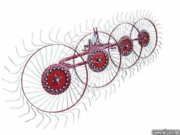 Грабли-ворошилки колёсно-пальцевые