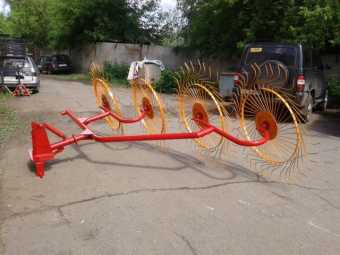 Грабли-ворошилки 4х-колесные 
